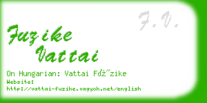 fuzike vattai business card